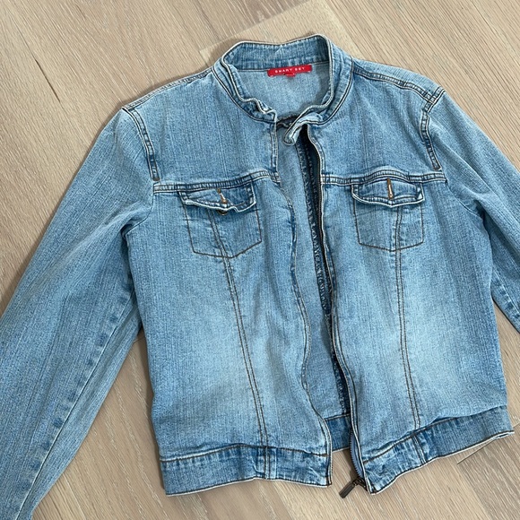 Smartset Jean jacket with - Picture 2 of 6